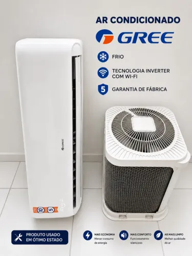 Ar condicionado GREE 12.000 BTU Inverter Wi-Fi