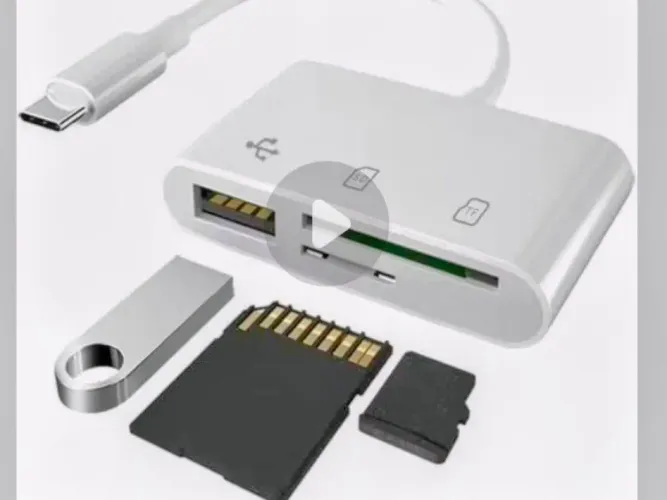 Adaptador Tipo C micro SD pen-drive 
