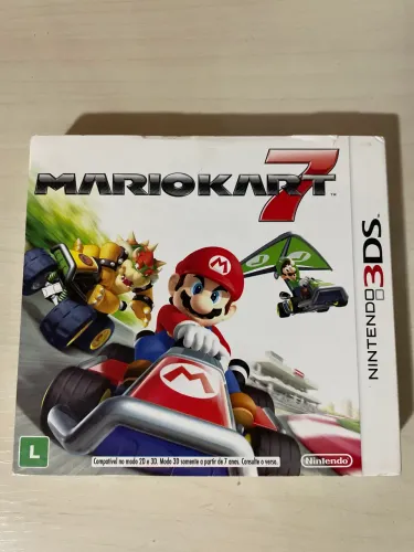 Mario Kart 7 - Nintendo 3DS (completo, capinha PT-BR + manual)