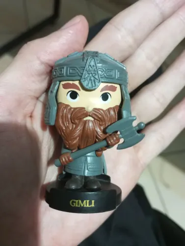Boneco Gimli Senhor dos Anéis Bobs