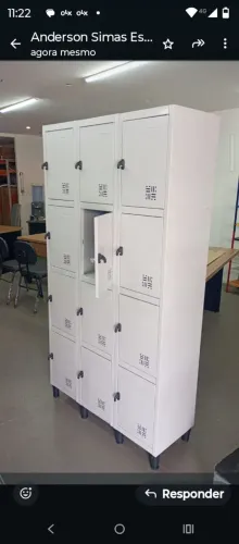 LOKERS VESTIARIO EM ACO * LOJA FISICA DE NOVOS *