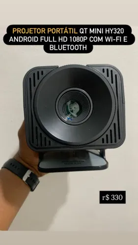 Projetor Mini Maxnova Hy320 4K UHD Wi-Fi Bluetooth 10.000 Lumens