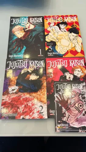 Mangás Jujutsu Kaisen (Ótimo estado)