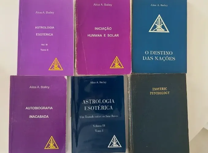 Acervo Alice Bailey ? 6 volumes (esoterismo / Lucis Trust)