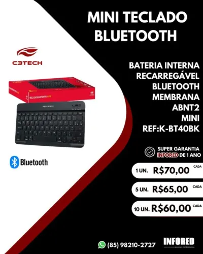 Mini Teclado Bluetooth 