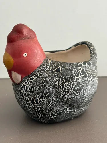 Galinha dangola, objeto de decoração
