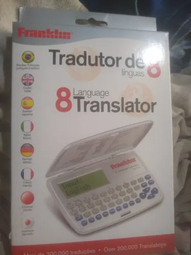 Tradutor de idiomas Franklin até 8 idiomas