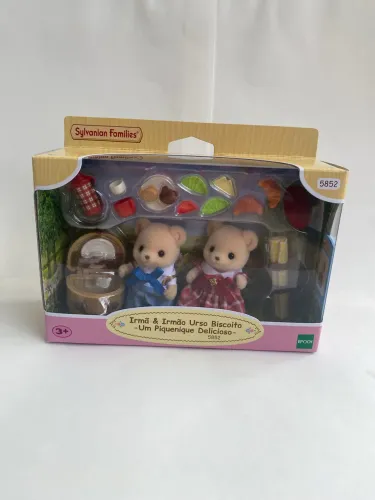 Irmã e Irmão Urso Picnic NOVO Sylvanian Families
