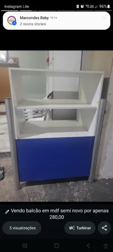 Vendo balcão para loja 