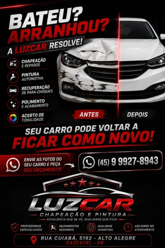Bateu? Amassou? Arranhou?