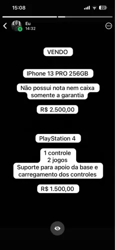 iPhone 13 Pro 256, PlayStation 4 