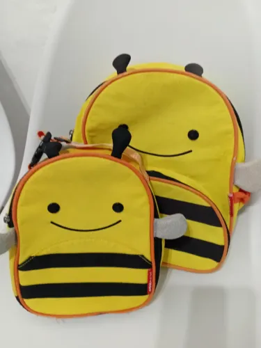 Mochila e Lancheira Abelhinha