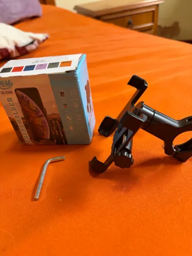 Suporte Celular Moto/Bike Giratório 360 Alumínio Resistente