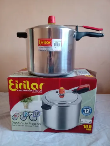 Panela de Pressão de 10 Litros Polida