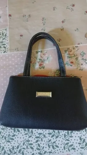 Bolsa mini couro fino