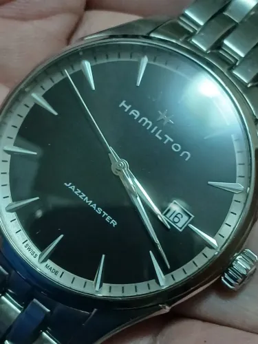 Relógio Hamilton Jazzmaster Gent Quartz 40mm - Original (Série A18270)