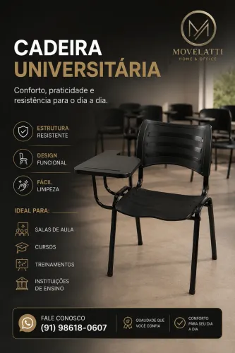 Cadeira universitária iso