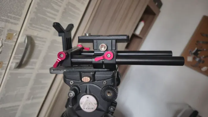 Base para rig Camvate - Quick Release, suporte para lente, longarina 20cm