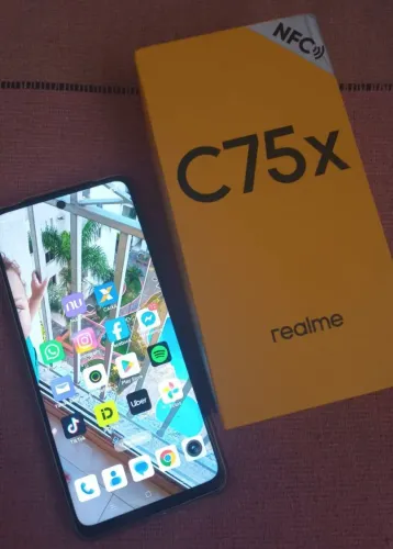 Realme c75x com NFC