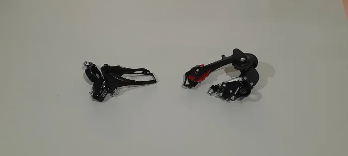 Conjunto Câmbio de Bike v21 Dianteiro e Traseiro