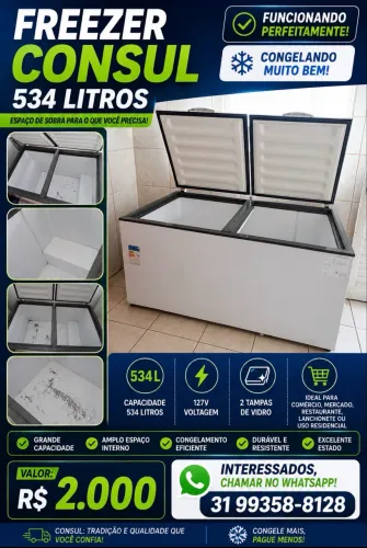 Freezer cônsul 