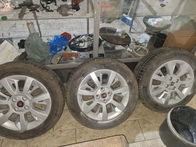 jogo de rodas 15 originais fiat