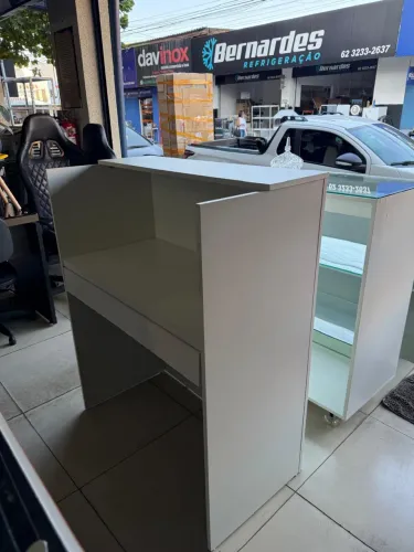 Balcão de Atendimento com 1 gaveta 110 x45x92