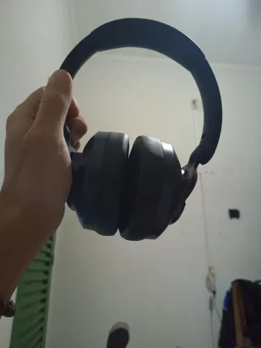 Fone de ouvido besike bluetooth emborrachado grave forte com cabo tipo c e cabo p2