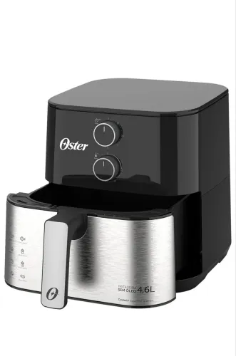 Kit Fritadeira Inox Compact 4,6L e Liquidificador 1400 Full Oster