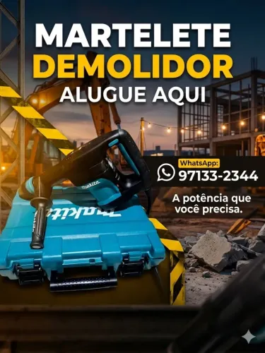 Aluguel de martelete demolidor