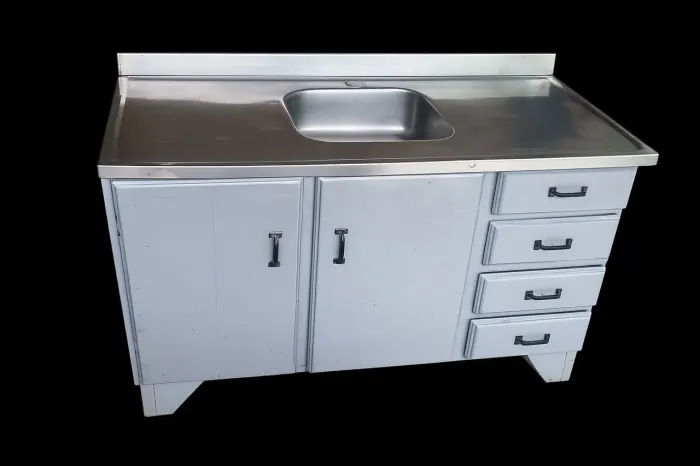 Pia com Cuba Inox Balcão_Usada