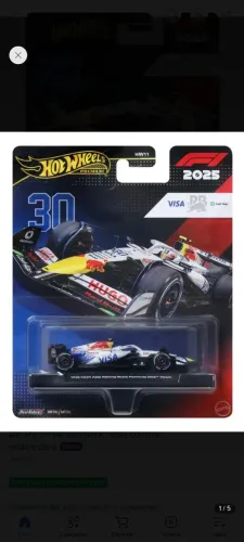 Hotwheels F1 Visa Cash APP Racing Bulls