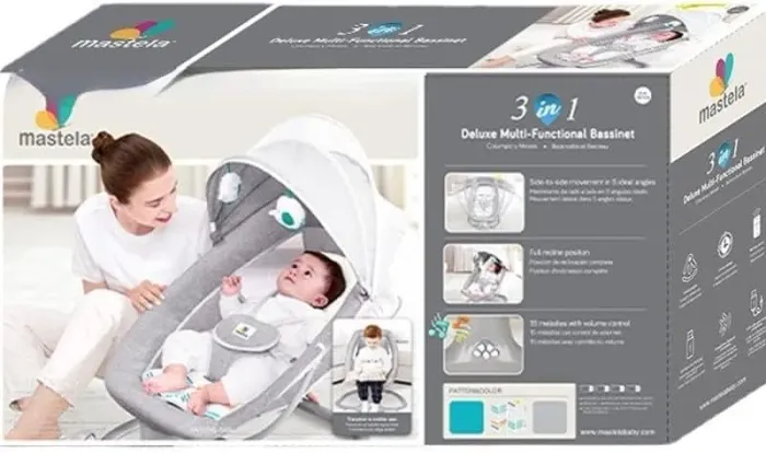 Cadeira Techno Plus Elefante Bluetooth Mastela Cinza 18kg
