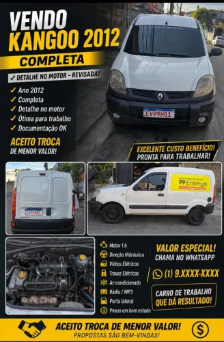Renault Kangoo Express Hi-flex 1.6 16V 2012
