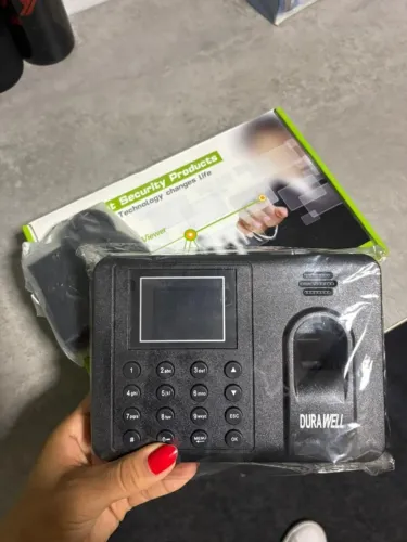 Relógio de Ponto Biométrico Digital na Caixa