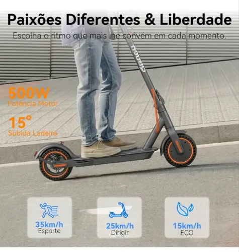 Patinete elétrico dobrável