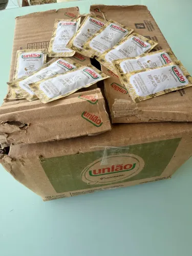 Sachês de açúcar união