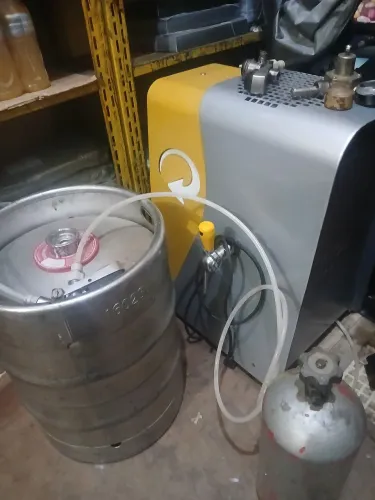 Chopeira, barril e cilindro
