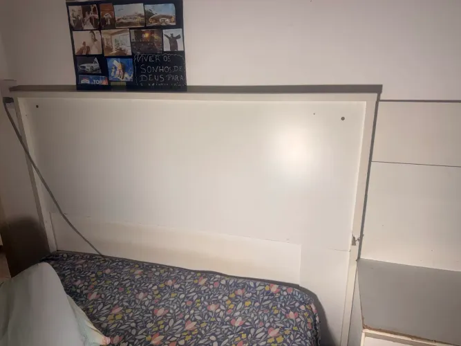 Cabeceira para cama box e 2 criados mudos
