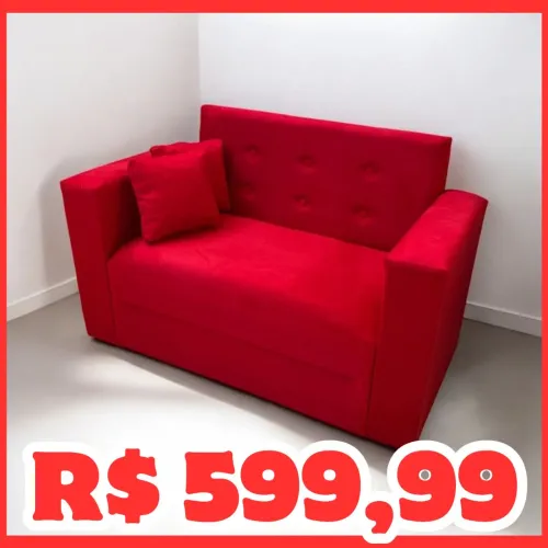 SOFÁ 2 LUGARES, novos, OFERTA IMPERDÍVEL!