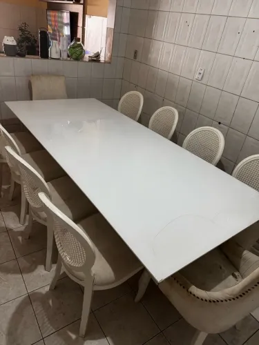 Mesa de luxo 10 cadeiras