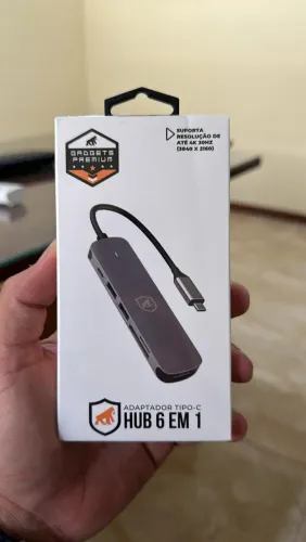 Adaptador Hub 6 em 1 Tipo-c Gshield