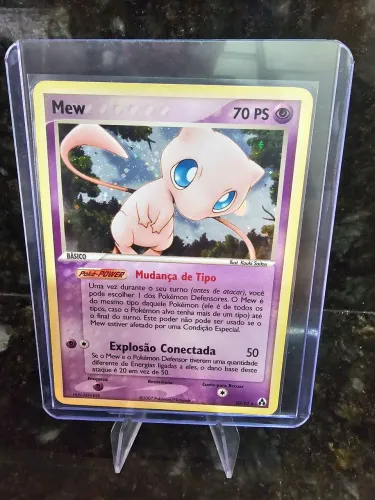Carta Pokémon Mew Foil (10/92) Vitage em perfeito estado de conservação (Sp+)