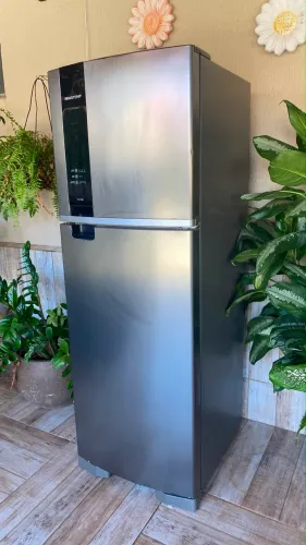 GELADEIRA BRASTEMP FROST FREE INOX