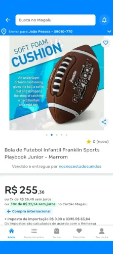 Bola de futebol americano