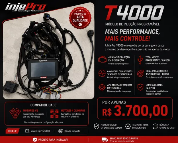 INJEPRO T4000 + Chicote Completo