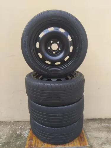 Roda aro 15 5x100, pneu 195 55