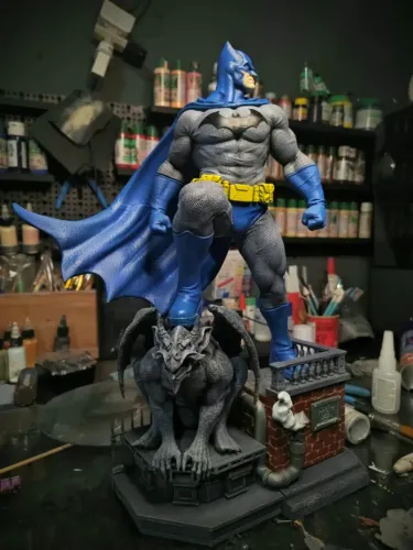 Estatua Batman Resina 1/6 + Base Gárgula