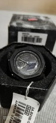Relógio Casio G-shock Carbon Core Guard Ga-b2100-1a1dr<br>
