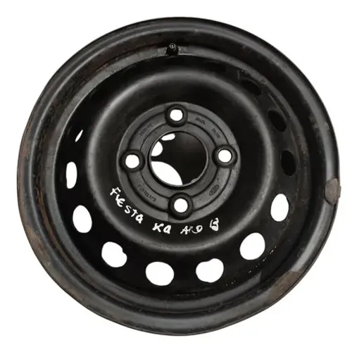 Roda Ferro Aro 13 Ford  Fiesta  Ka 1.0 1997 1998 1999 2000 Preto